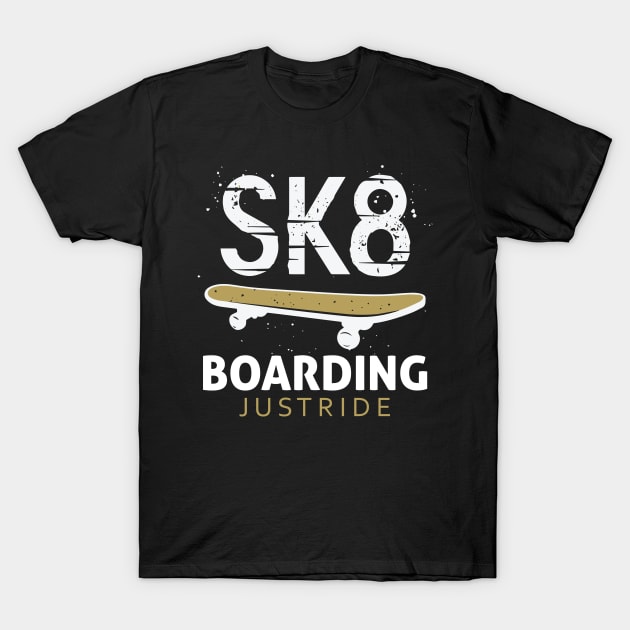 Skateboarding T-Shirt by Ebazar.shop